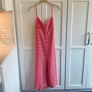 NWT Red Gingham Zara Dress XS